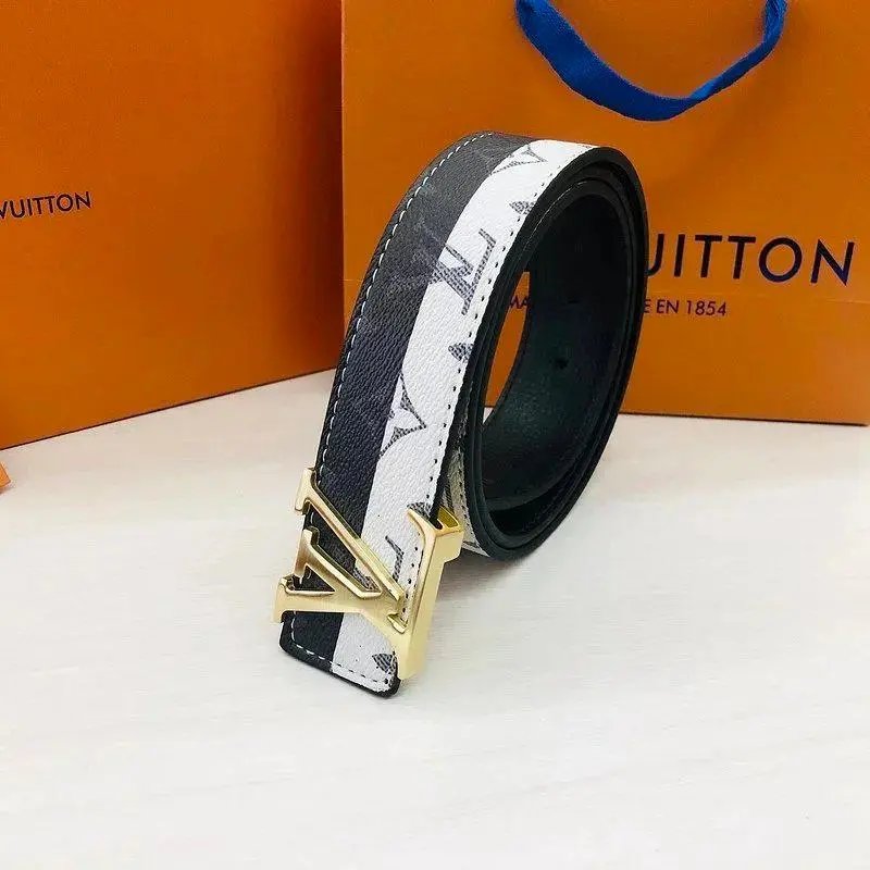 Louis Vuitton Belts Monogram canvas belt with LV buckle — Style 21