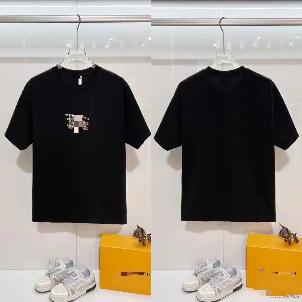 Unbranded T-Shirts Short-Sleeve T-Shirt with Check-Pattern Sleeves — Style 9