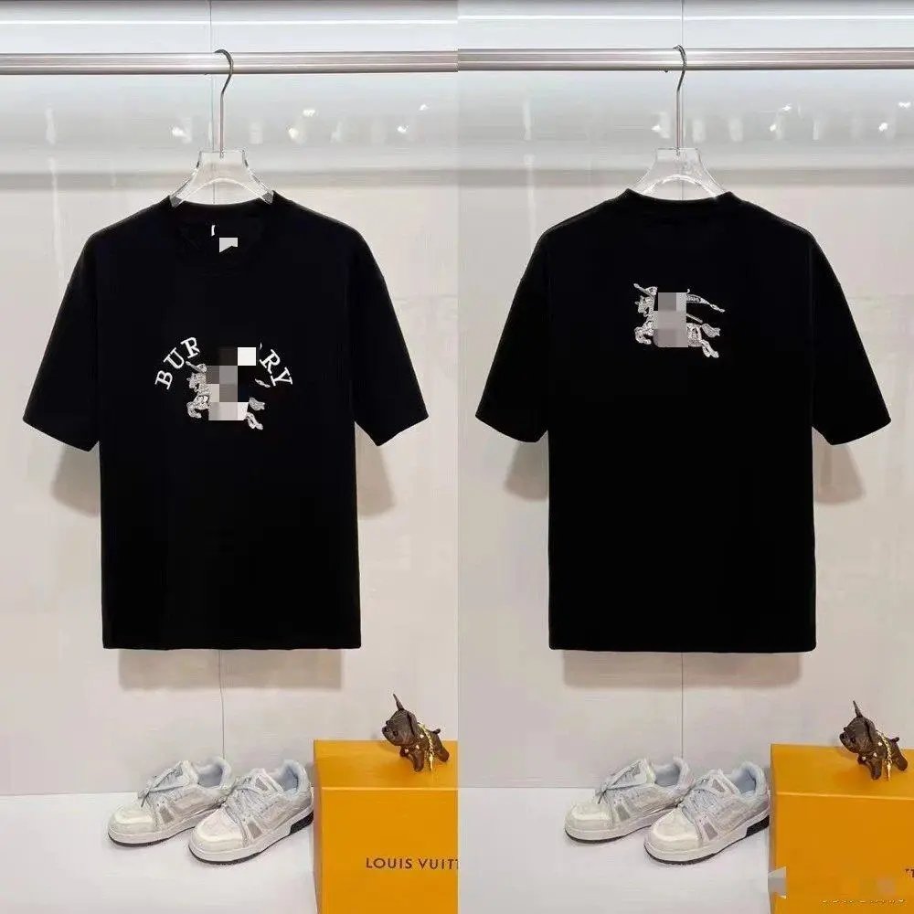 Unbranded T-Shirts Short-Sleeve T-Shirt with Check-Pattern Sleeves — Style 25