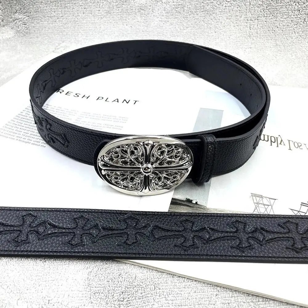 Chrome Hearts Belts Cross Patch Buckle Belt — Style 32