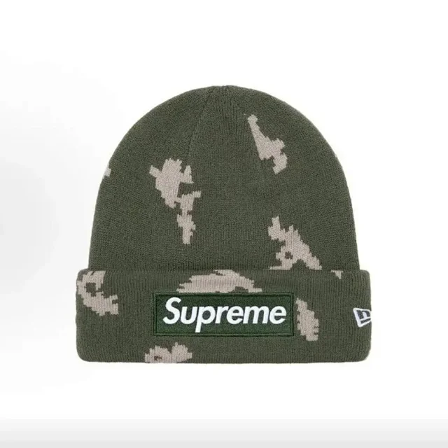Supreme Hats Camouflage knit beanie product detail image 11