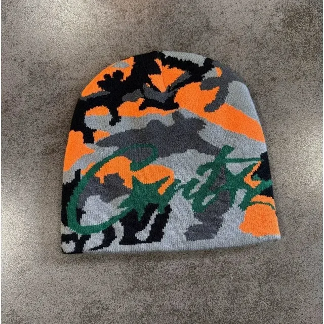 Supreme Hats Camouflage knit beanie product detail image 9