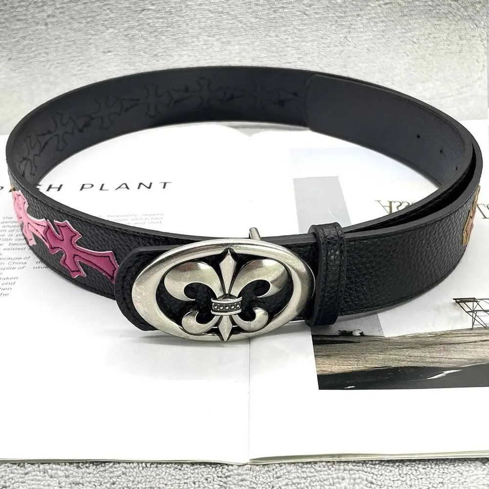 Chrome Hearts Belts Cross Patch Buckle Belt — Style 18