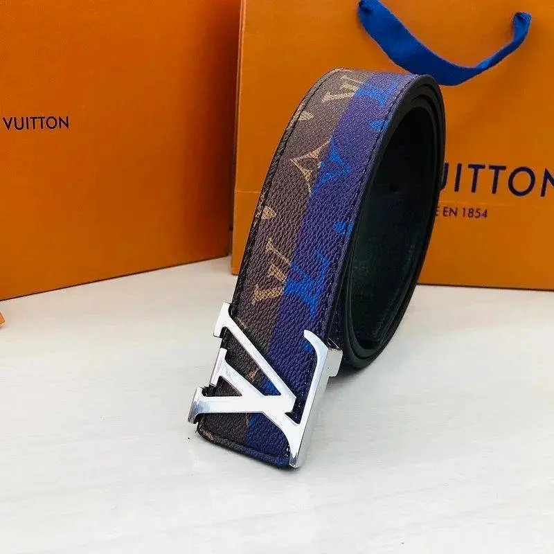 Louis Vuitton Belts Monogram canvas belt with LV buckle — Style 22