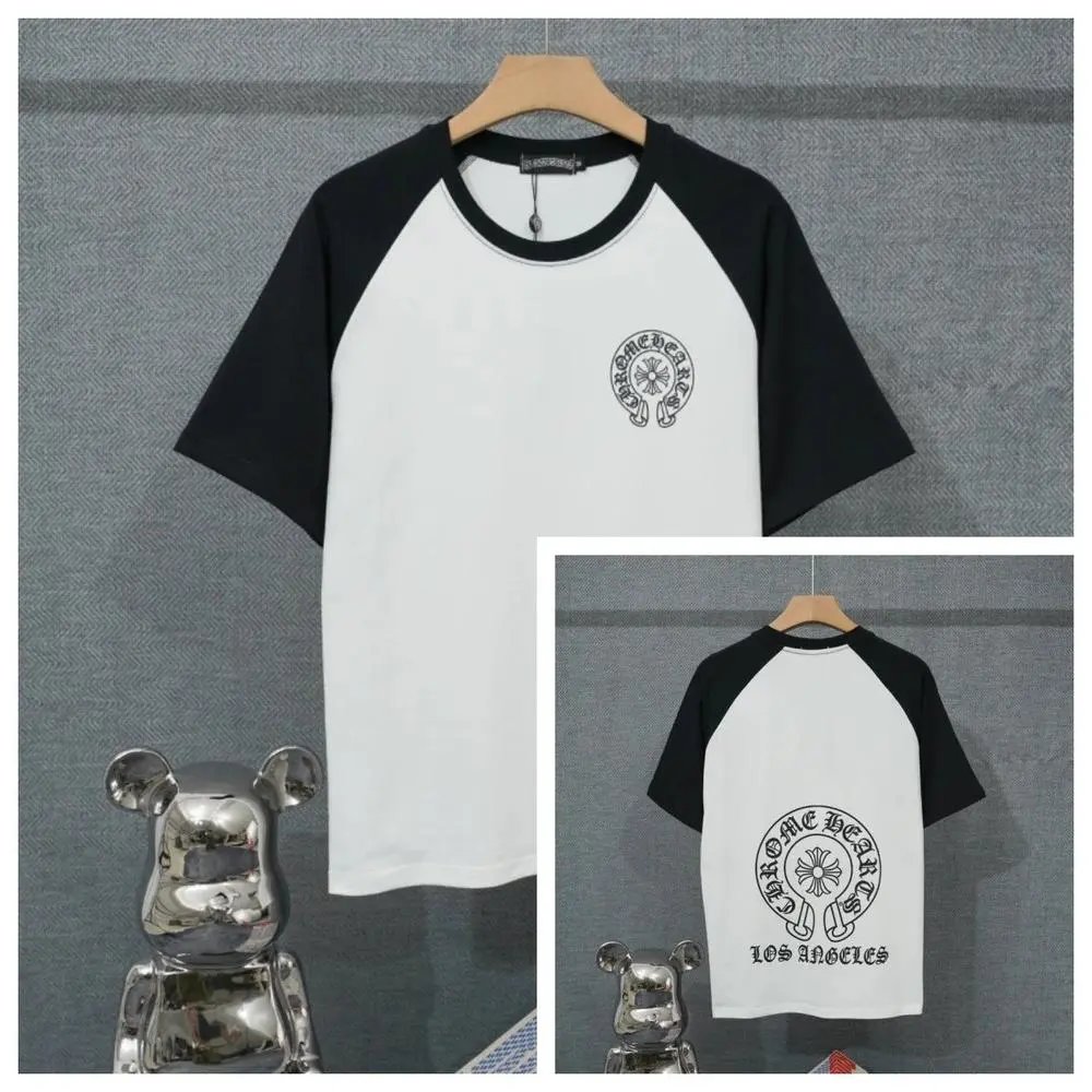 Chrome Hearts T-Shirts Short-Sleeve Raglan Graphic T-Shirt — Style 9