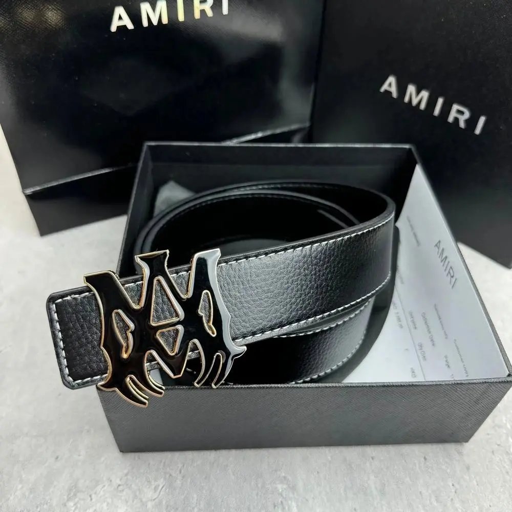 AMIRI Belts Logo Buckle Belt — Style 4