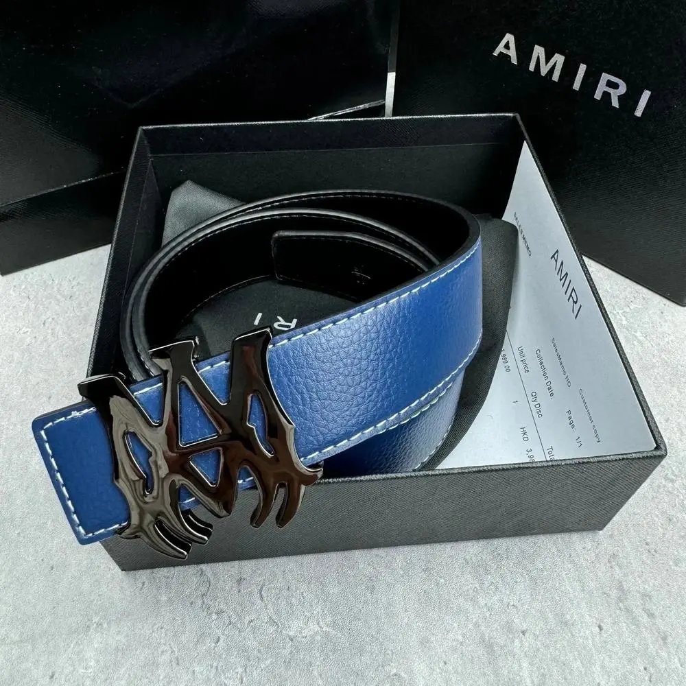 AMIRI Belts Logo Buckle Belt — Style 19