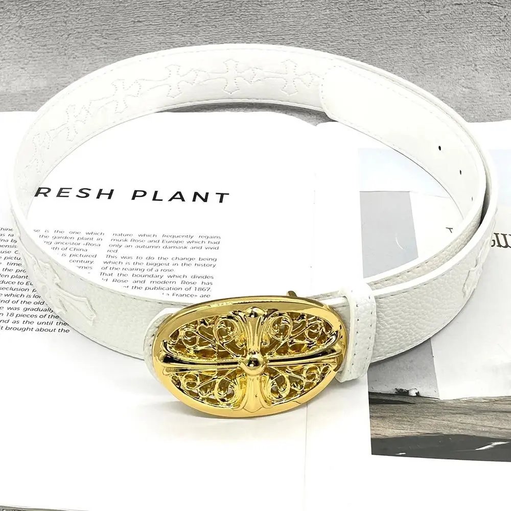 Chrome Hearts Belts Cross Patch Buckle Belt — Style 25