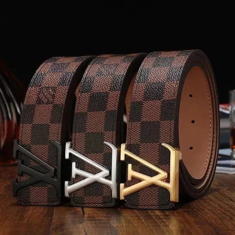Louis Vuitton Belts Monogram canvas belt with LV buckle image 3