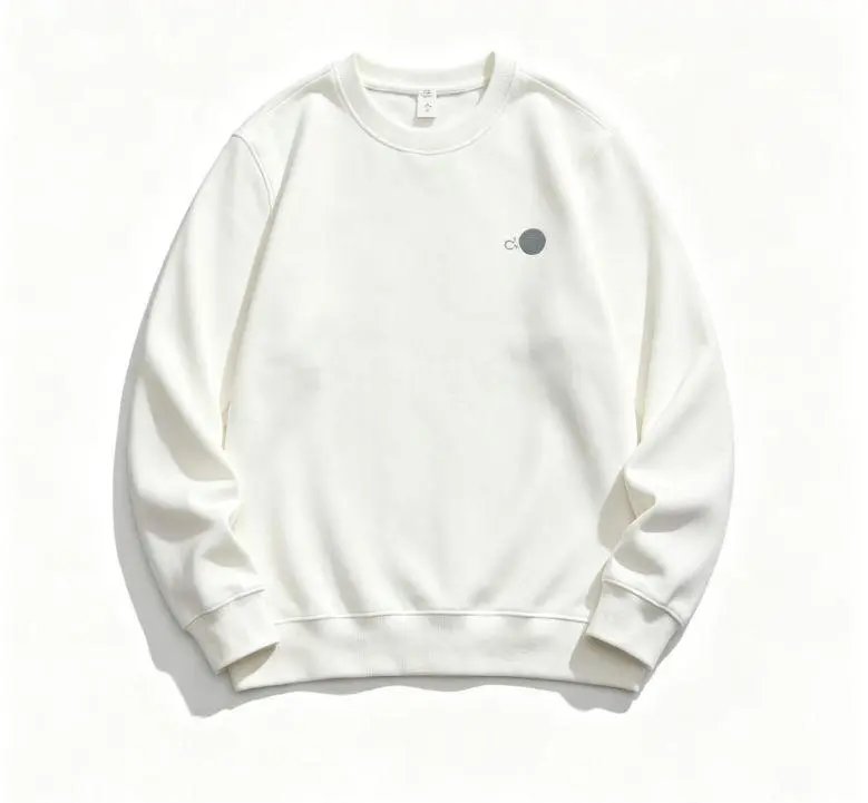 Alo Hoodies & Sweatshirts Crewneck Sweatshirt with Chest Logo — Style 5