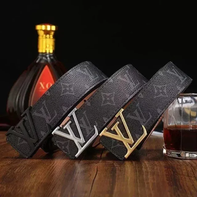 Louis Vuitton Belts Monogram canvas belt with LV buckle product detail image 2