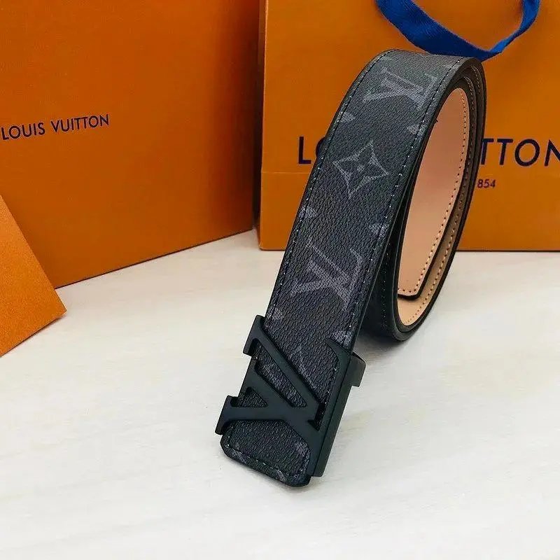 Louis Vuitton Belts Monogram canvas belt with LV buckle — Style 11