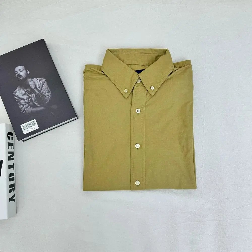 Unbranded Shirts Button-Down Collar Long-Sleeve Shirt — Style 6