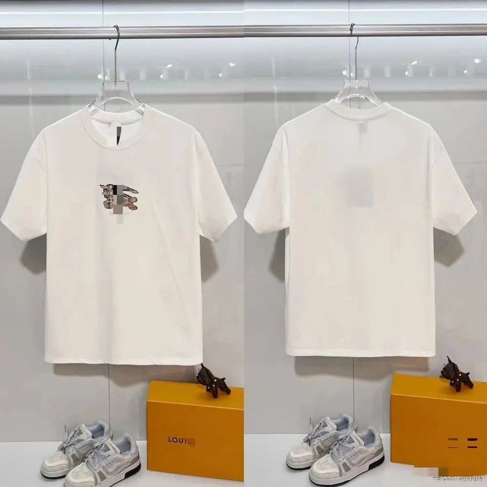 Unbranded T-Shirts Short-Sleeve T-Shirt with Check-Pattern Sleeves — Style 10