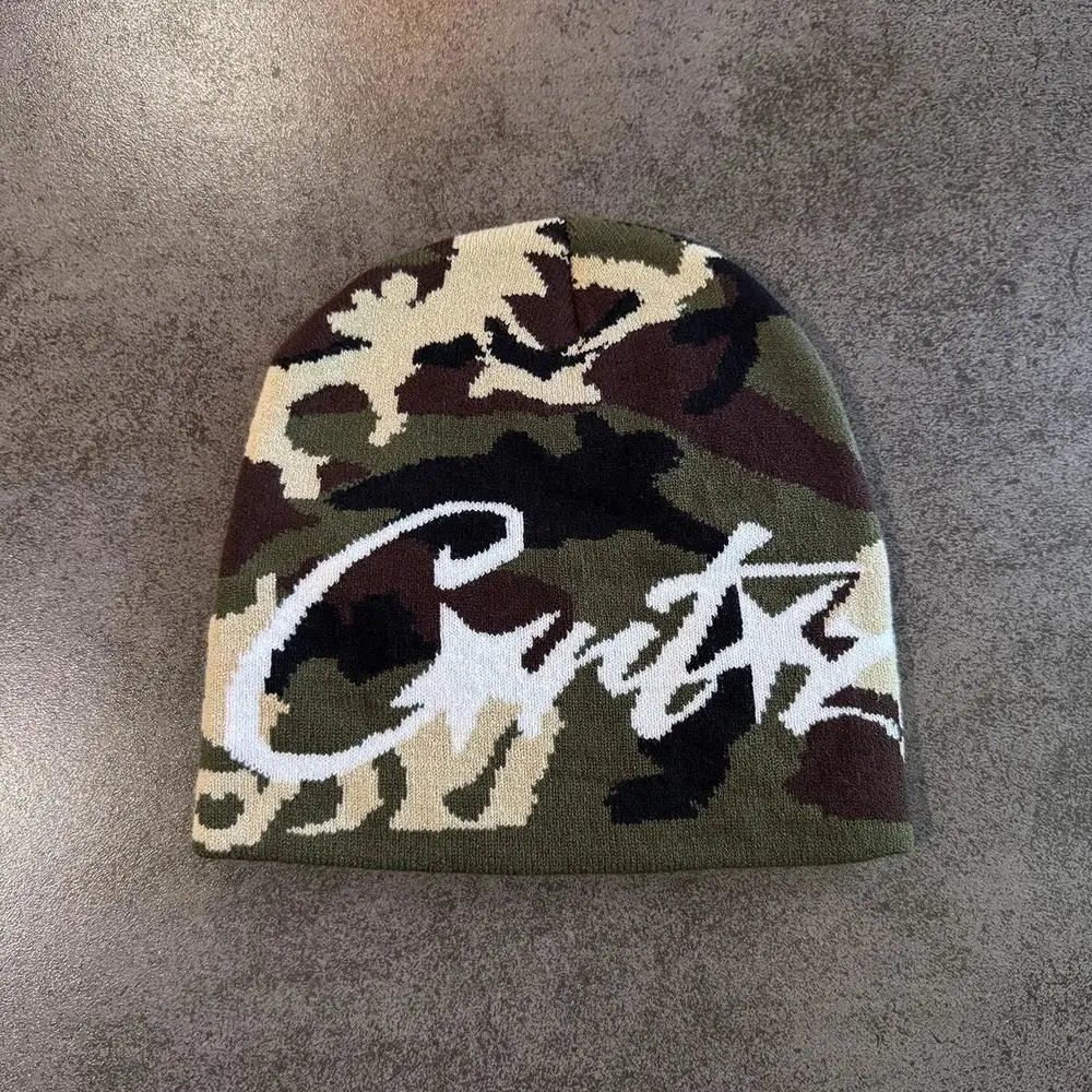 Supreme Hats Camouflage knit beanie image 6