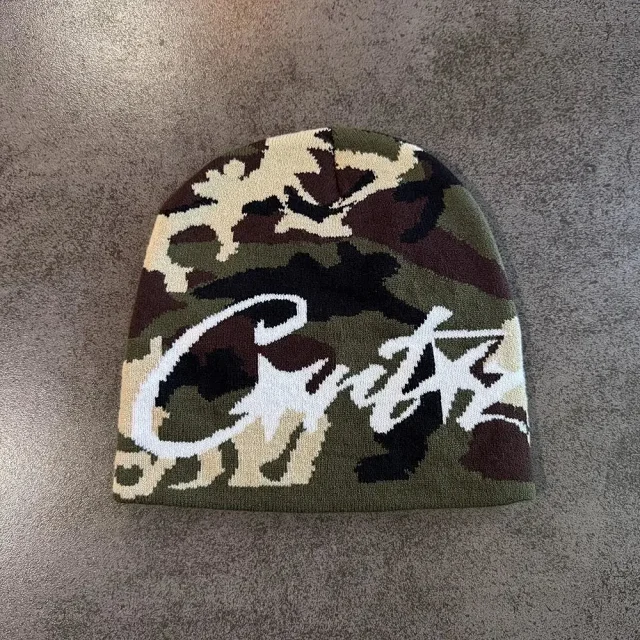 Supreme Hats Camouflage knit beanie product detail image 6