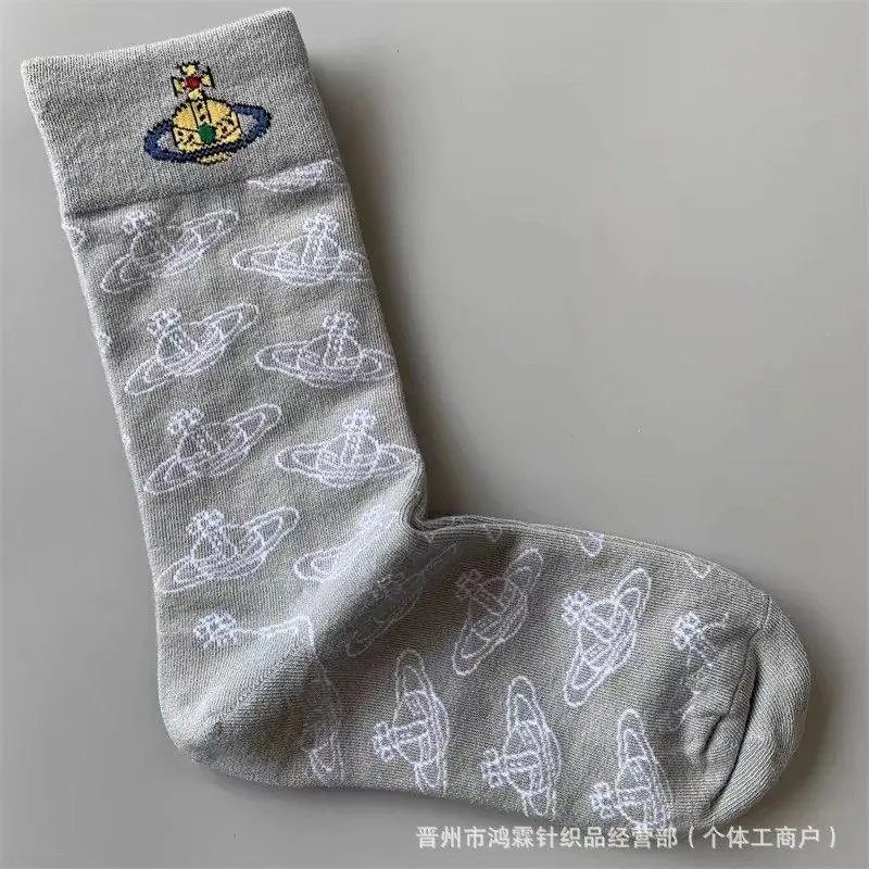 Vivienne Westwood Socks Orb Logo Crew — Style 9