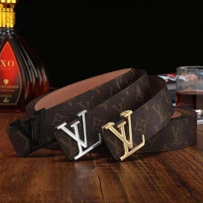 Louis Vuitton Belts Monogram canvas belt with LV buckle image 6