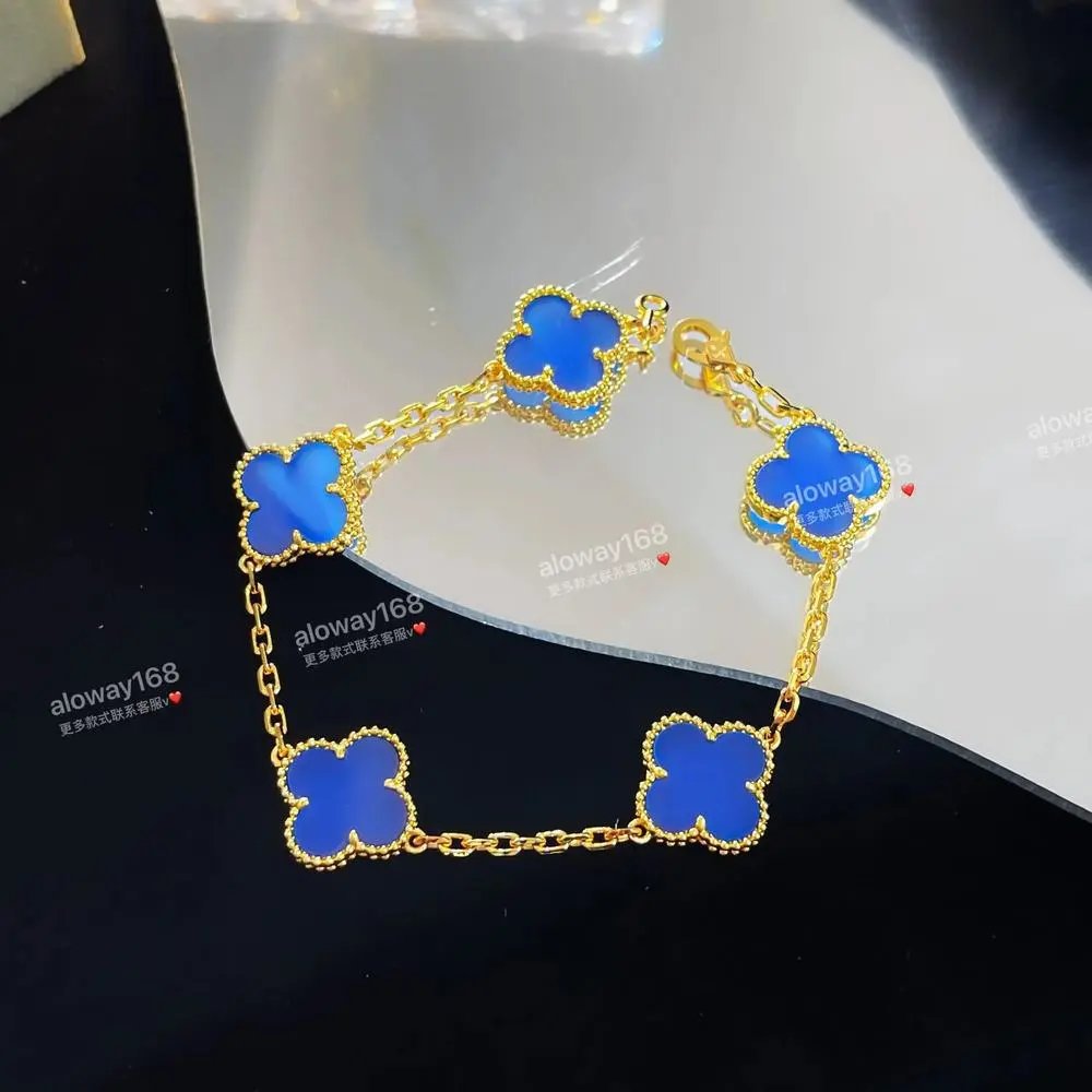 Unbranded Jewelry Clover Motif Chain Bracelet — Style 20