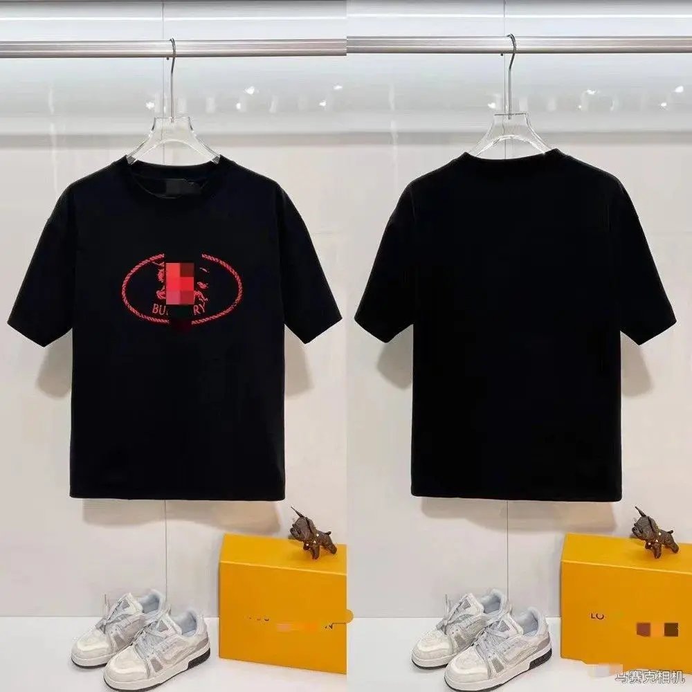 Unbranded T-Shirts Short-Sleeve T-Shirt with Check-Pattern Sleeves — Style 11