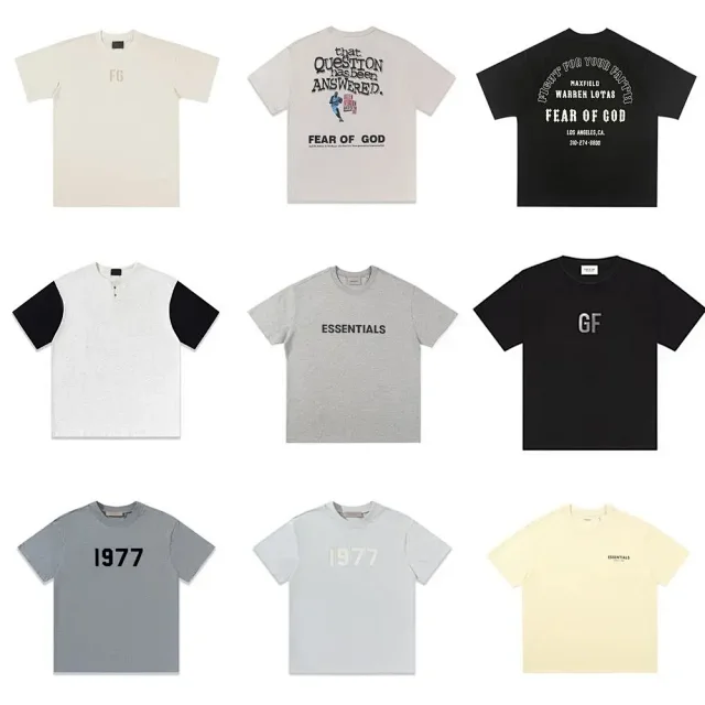 Fear of God T-Shirts Essentials logo short-sleeve T-shirt product detail image 1