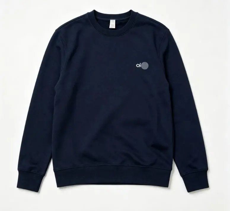Alo Hoodies & Sweatshirts Crewneck Sweatshirt with Chest Logo — Style 1