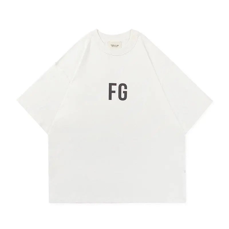 Fear of God T-Shirts Essentials logo short-sleeve T-shirt — Style 4