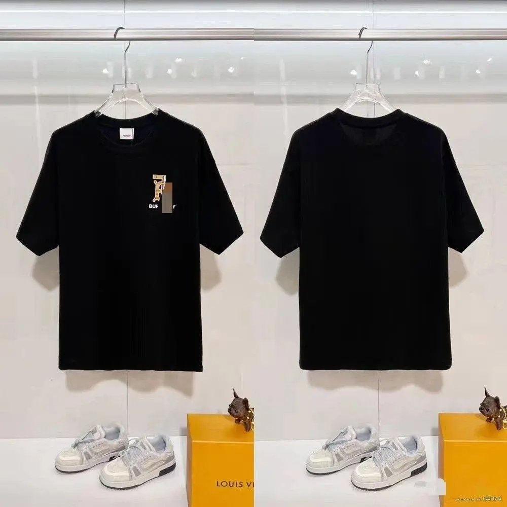 Unbranded T-Shirts Short-Sleeve T-Shirt with Check-Pattern Sleeves — Style 23