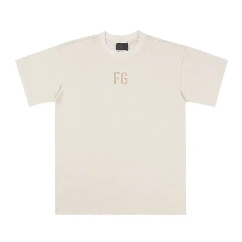 Fear of God T-Shirts Essentials logo short-sleeve T-shirt — Style 1