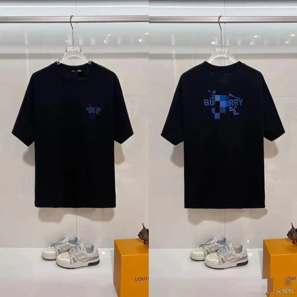 Unbranded T-Shirts Short-Sleeve T-Shirt with Check-Pattern Sleeves — Style 31