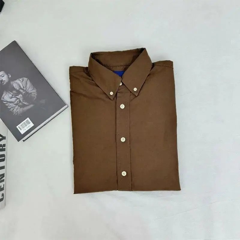 Unbranded Shirts Button-Down Collar Long-Sleeve Shirt — Style 7