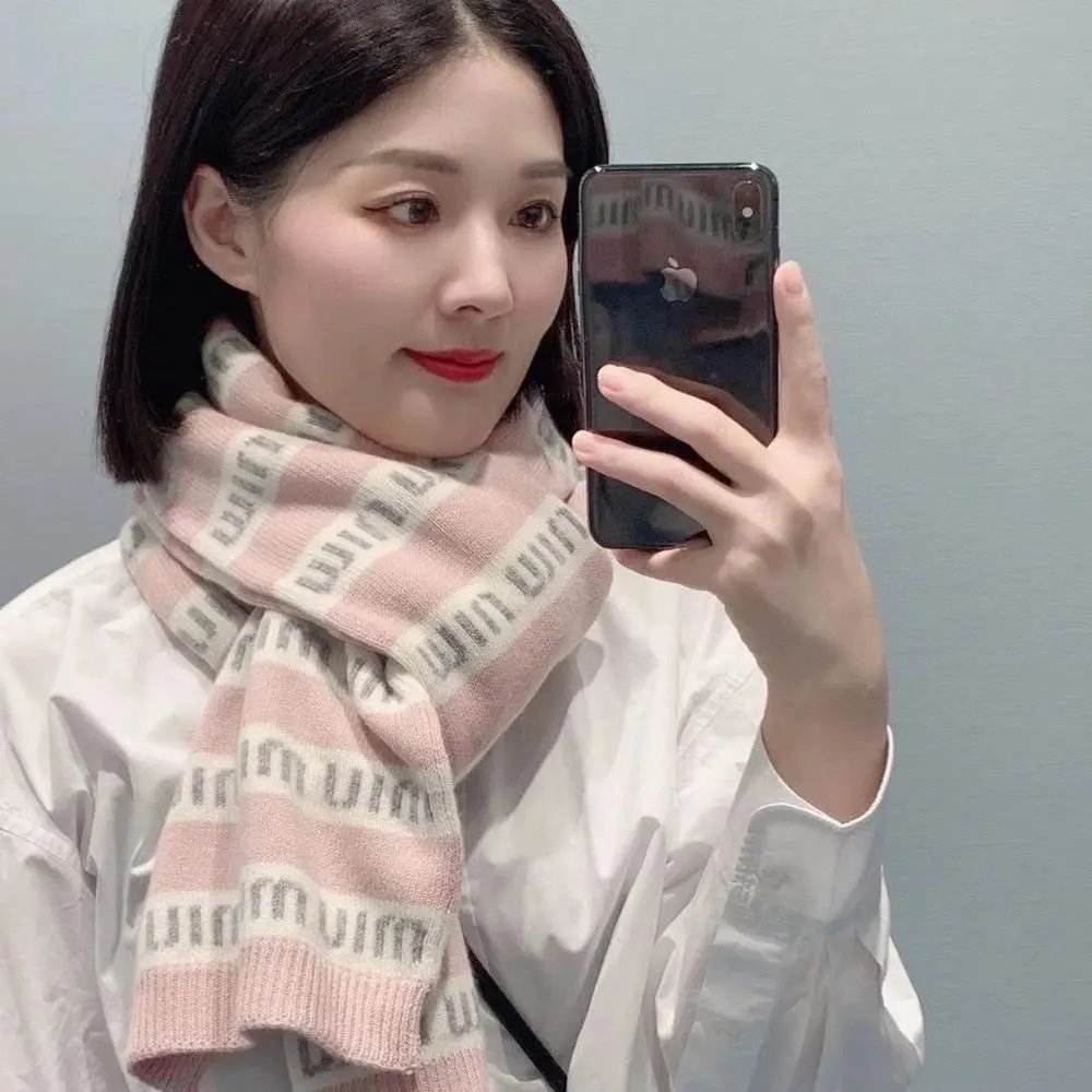 Chanel Scarves Knitted CC Logo Scarf image 5