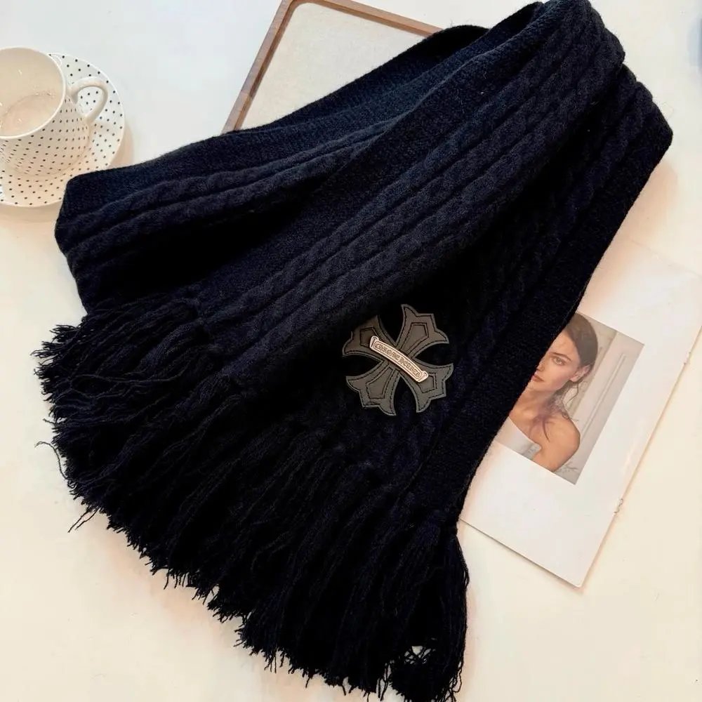Chanel Scarves Knitted CC Logo Scarf — Style 8