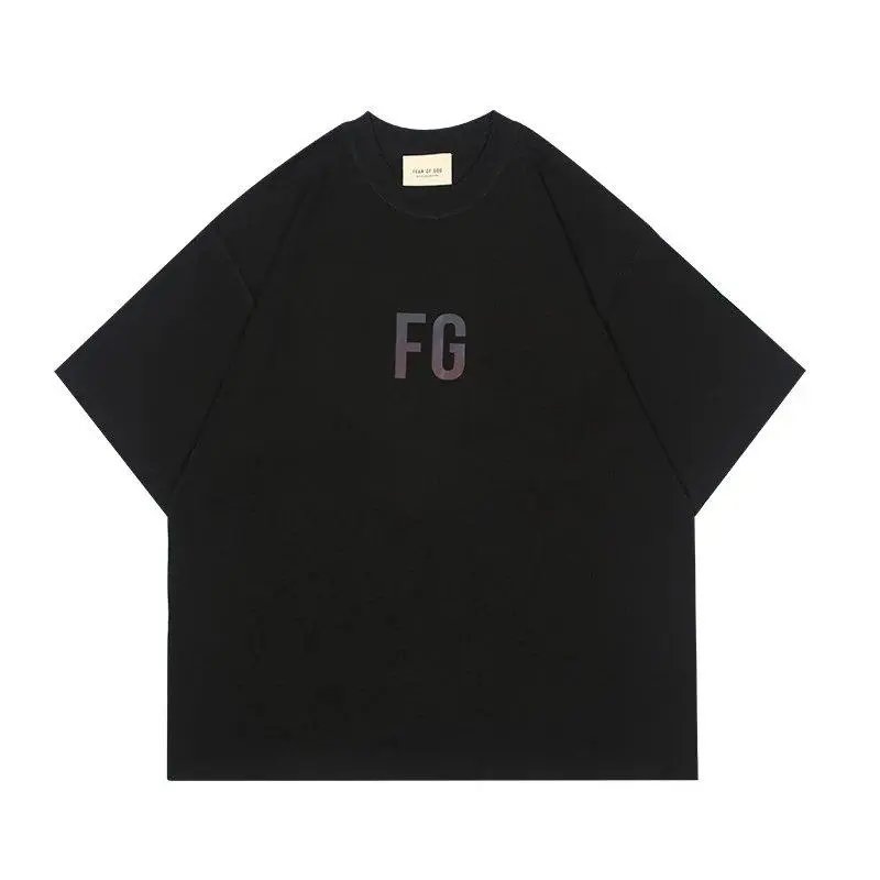 Fear of God T-Shirts Essentials logo short-sleeve T-shirt — Style 3