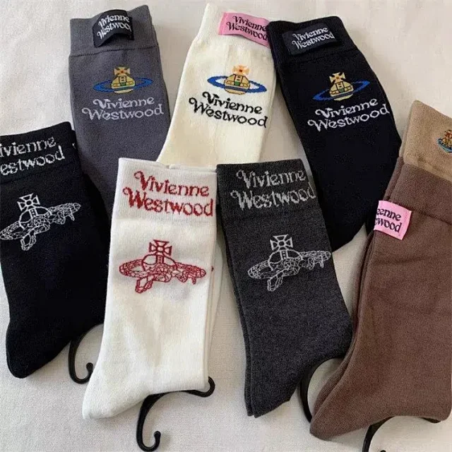 Vivienne Westwood Socks Orb Logo Crew product detail image 2