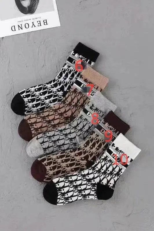 Dior Socks Oblique monogram crew image 2