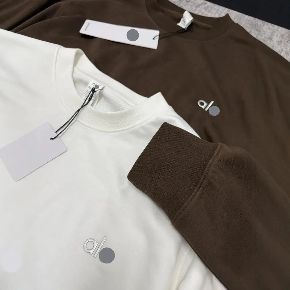 Alo Hoodies & Sweatshirts Crewneck Sweatshirt with Chest Logo image 3