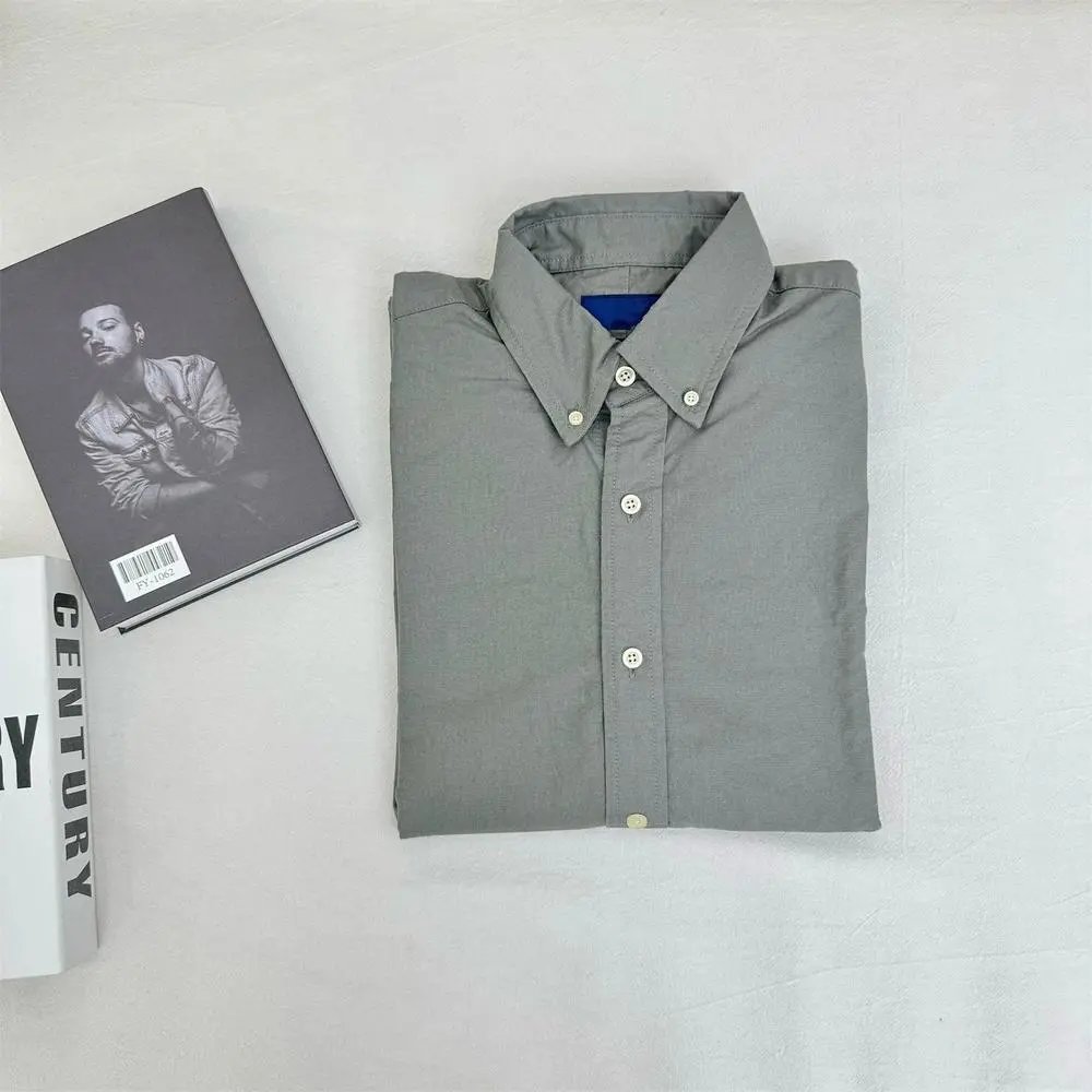 Unbranded Shirts Button-Down Collar Long-Sleeve Shirt — Style 8