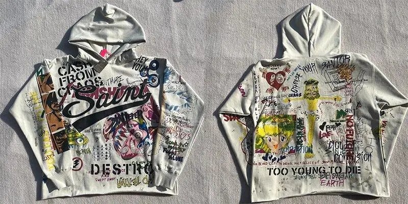 Unbranded Hoodies & Sweatshirts Graphic-print pullover hoodie — Style 6