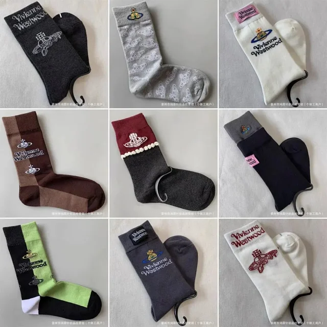 Vivienne Westwood Socks Orb Logo Crew product detail image 1