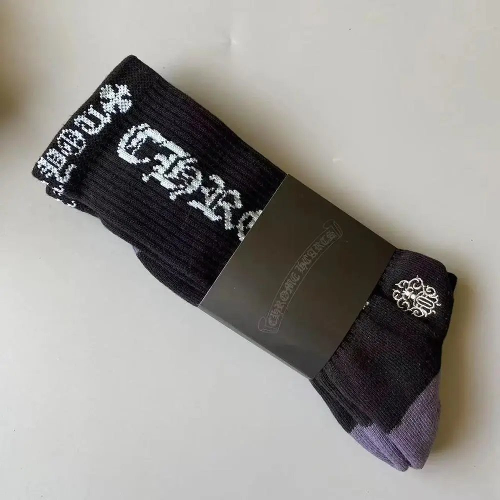 Chrome Hearts Socks Striped crew — Style 14