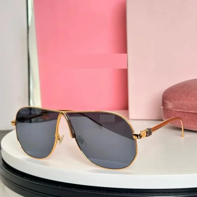 Miu Eyewear Metal Aviator Sunglasses product detail image 7