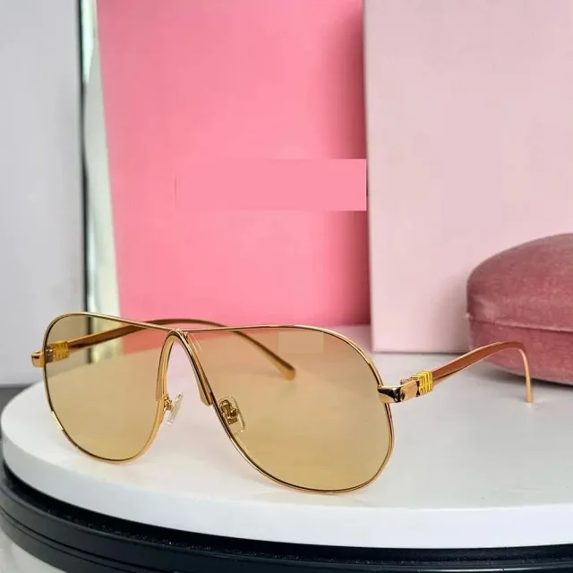 Miu Eyewear Metal Aviator Sunglasses product detail image 6