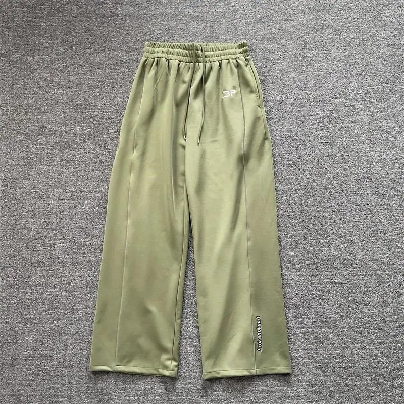Broken Planet Market Tracksuits Zip-up track jacket and wide-leg trousers with contrast piping — Style 4