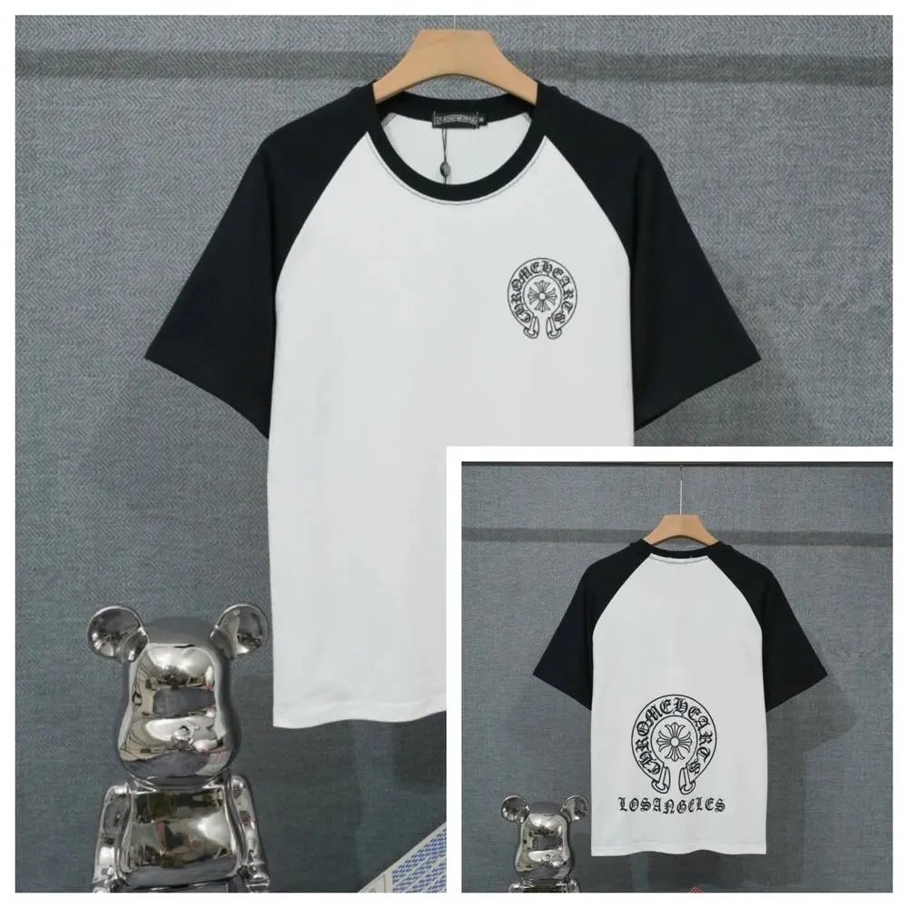Chrome Hearts T-Shirts Short-Sleeve Raglan Graphic T-Shirt — Style 6