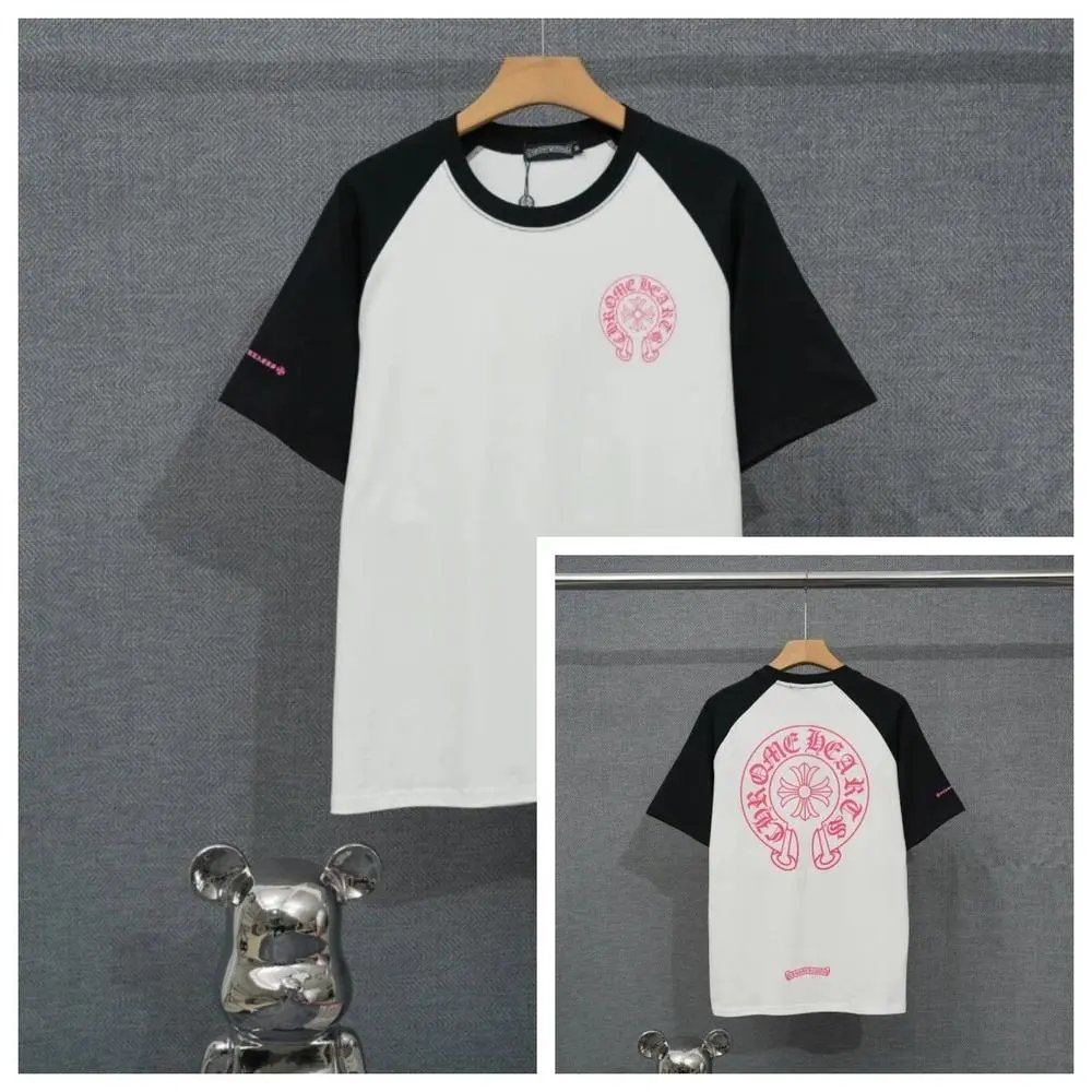 Chrome Hearts T-Shirts Short-Sleeve Raglan Graphic T-Shirt — Style 2
