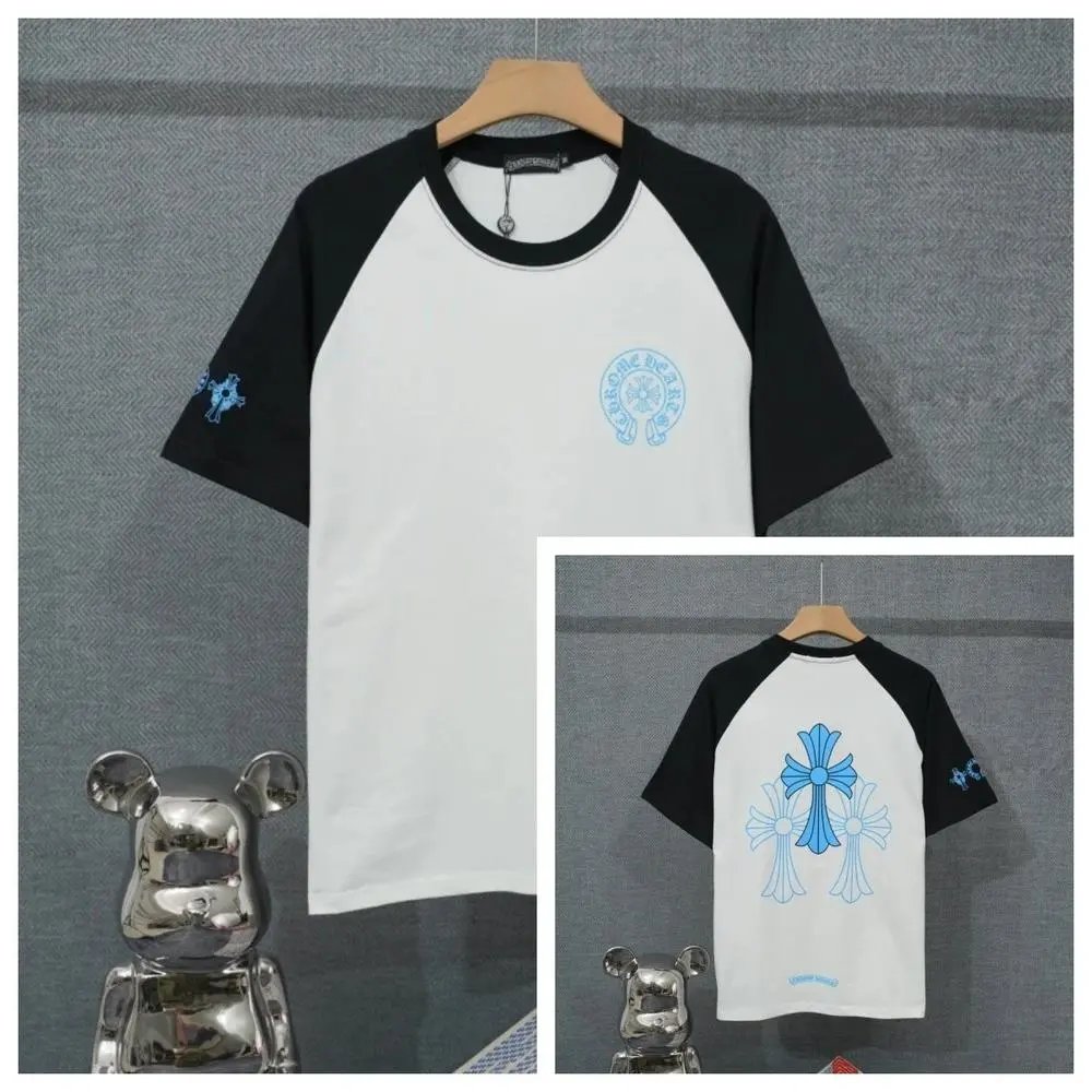 Chrome Hearts T-Shirts Short-Sleeve Raglan Graphic T-Shirt — Style 10