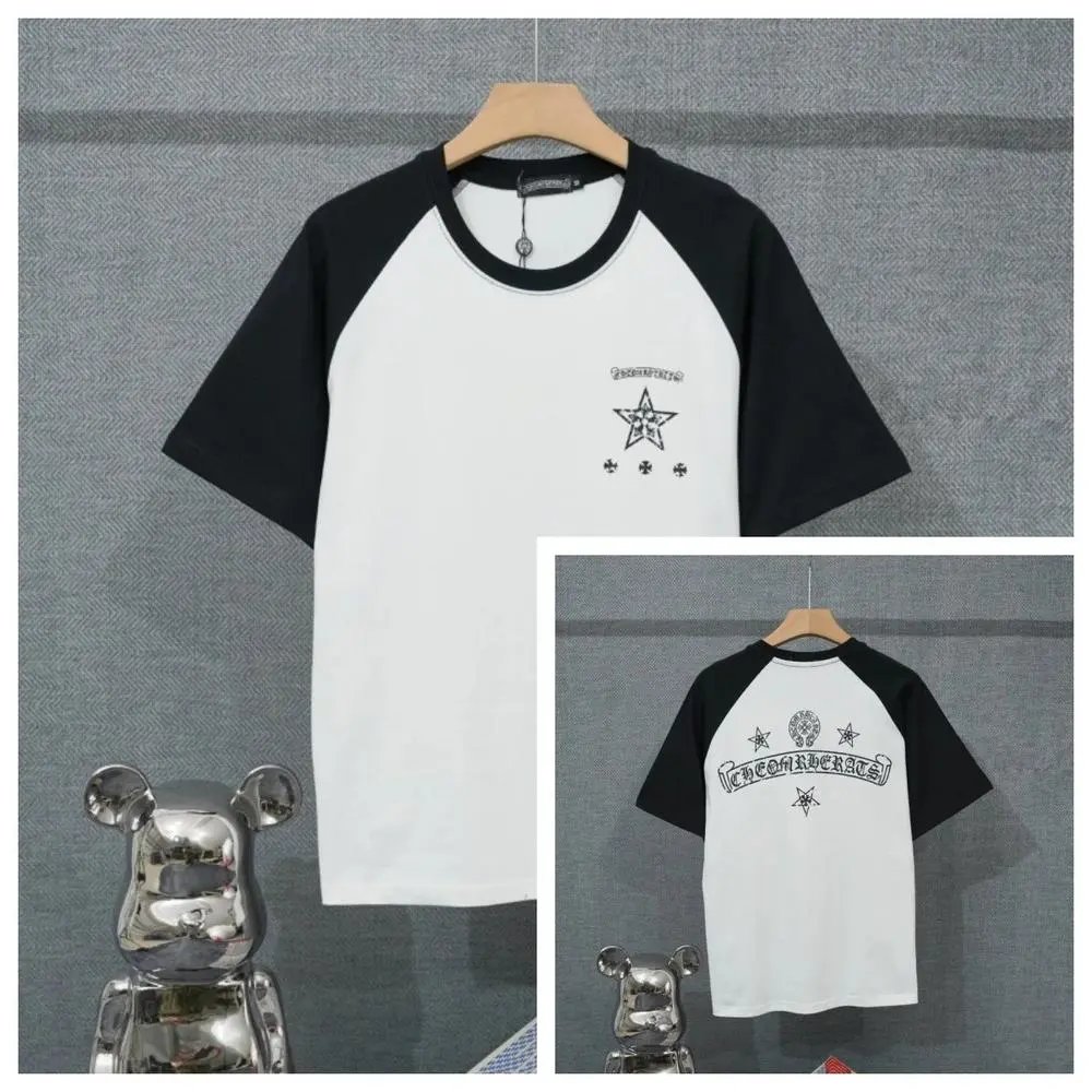 Chrome Hearts T-Shirts Short-Sleeve Raglan Graphic T-Shirt — Style 18