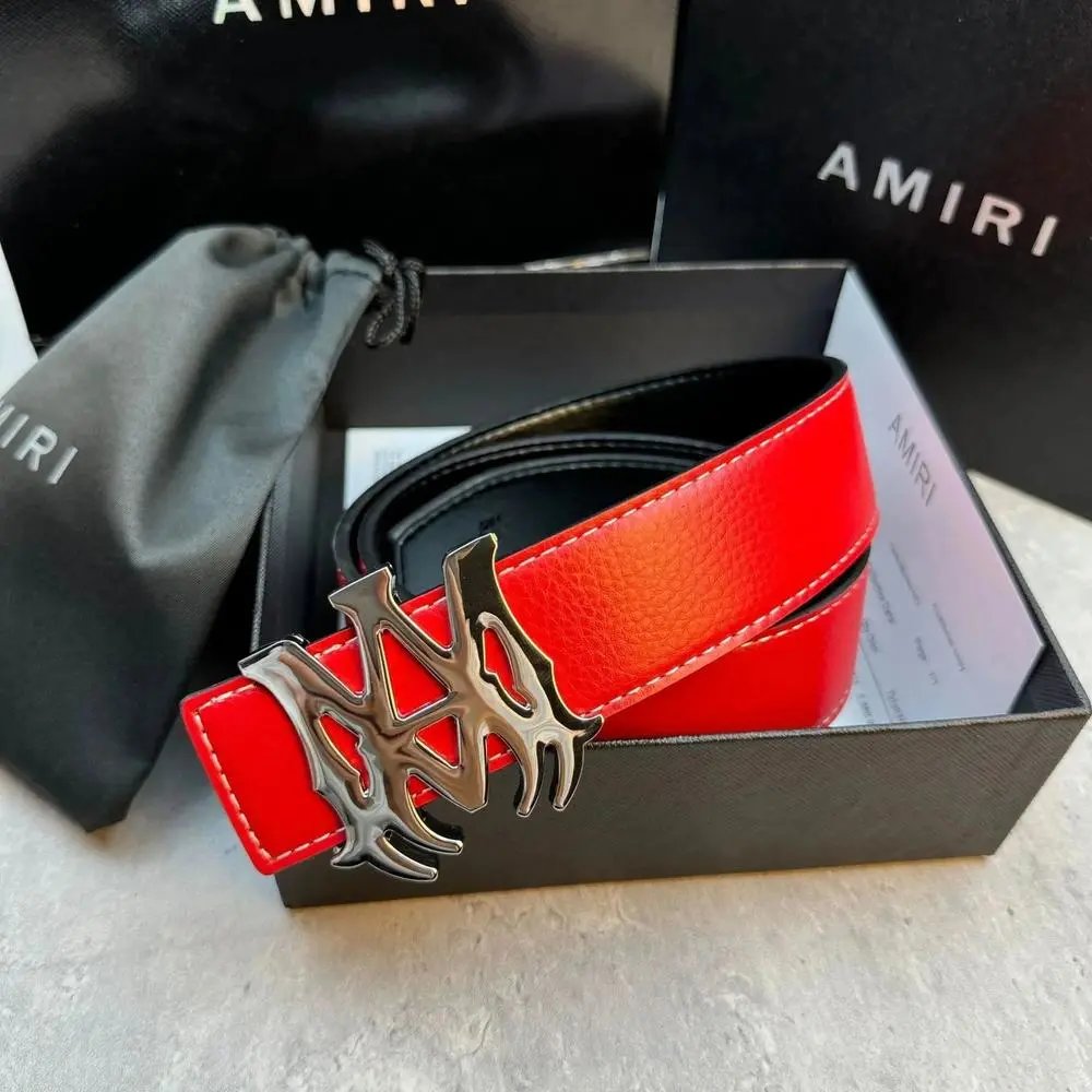 AMIRI Belts Logo Buckle Belt — Style 12
