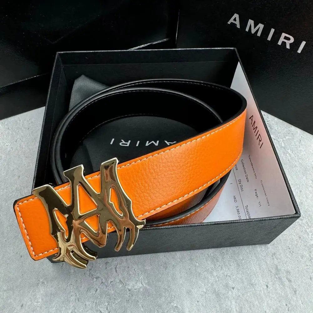 AMIRI Belts Logo Buckle Belt — Style 20